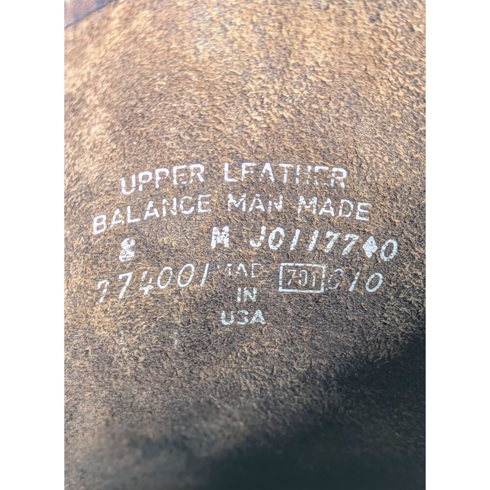 Frye Engineer 12R Boots 8 Brown Leather Tall Moto Buckle Vintage Patina USA - Picture 3 of 16
